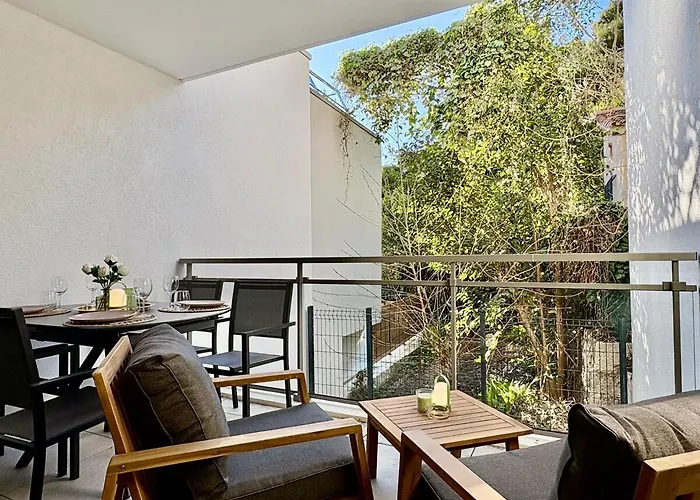 Lägenhet La Bananeraie Cove Apartment, Bord De